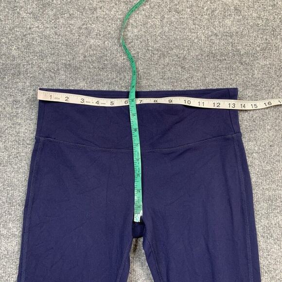 Alo Yoga Leggings Womens S Small Black Navy Goddess Ruched Legs High Waist - Picture 6 of 12